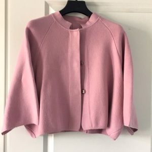 Dusty pink capelet